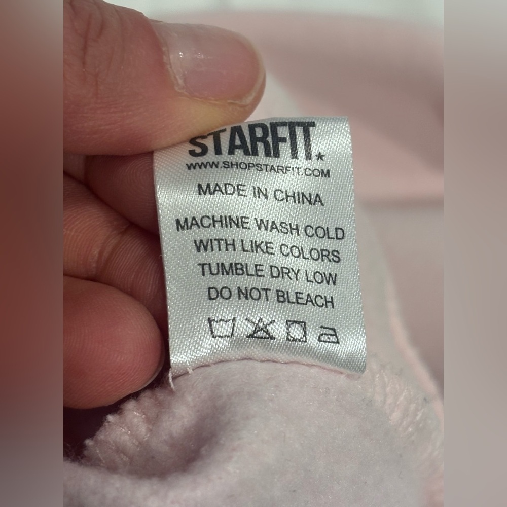 Starfit Pink Crewneck Sweatshirt - Picture 9 of 9